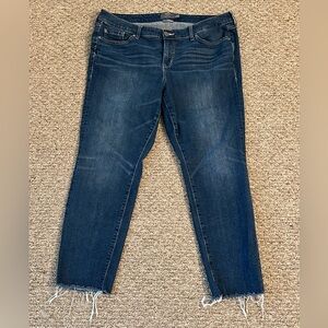 Torrid Crop Boyfriend jeans